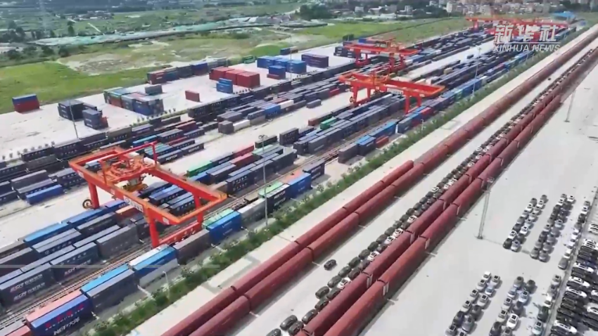 更稳更快！粤港澳大湾区首列全程时刻表中欧班列开行